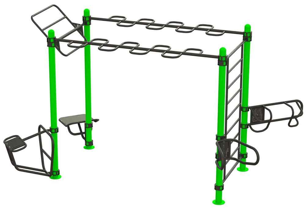 Bild von Calisthenics Outdoor Functional Training Station for up To 10 Users 30-03860- C1-0009